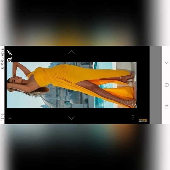 Miss ord one shoulder split thigh - Picture 4 of 4